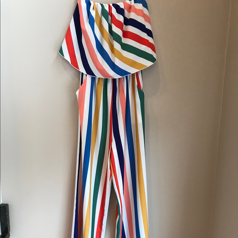 Multi-colored boutique jumpsuit!!